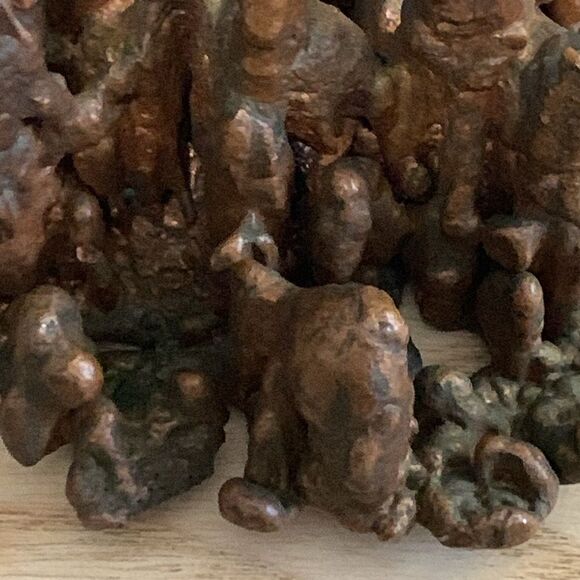 Unsigned Small Copper Brutalist Sculpture - Picture 16 of 17